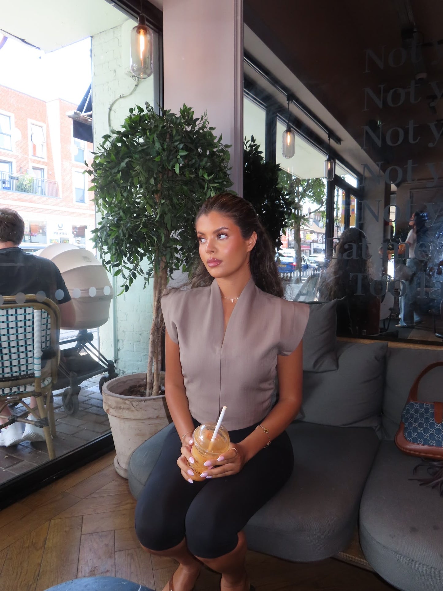 Koa Sleeveless Zip Up Top